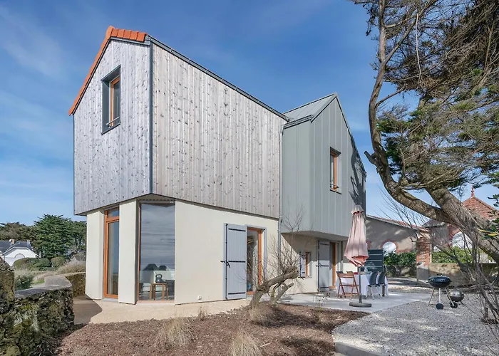 別荘 Vue Mer, 30m De La Plage, 5 Adultes & 1 Enfant Préfailles