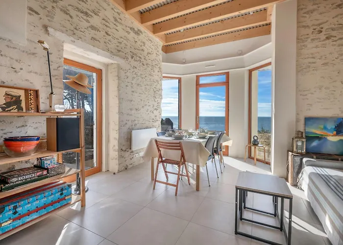 別荘 Vue Mer, 30m De La Plage, 5 Adultes & 1 Enfant